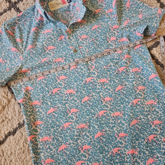 Chubbies Domingo printed performance stretch polo men's small - Picture 4 of 7